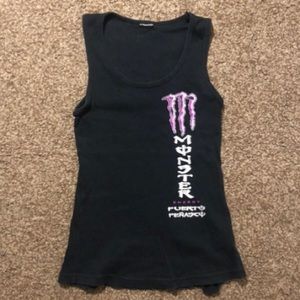 Monster Puerto Penasco Black Tank Top
